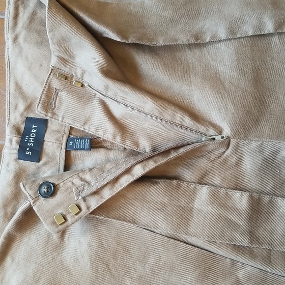 White House Black Market High Waisted Linen Blend 5 Inch Shorts - Picture 5 of 11